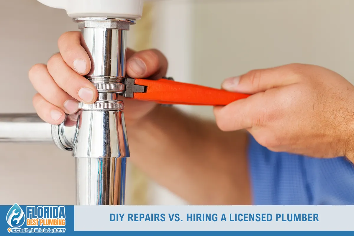 DIY Repairs vs. Hiring a Licensed Plumber