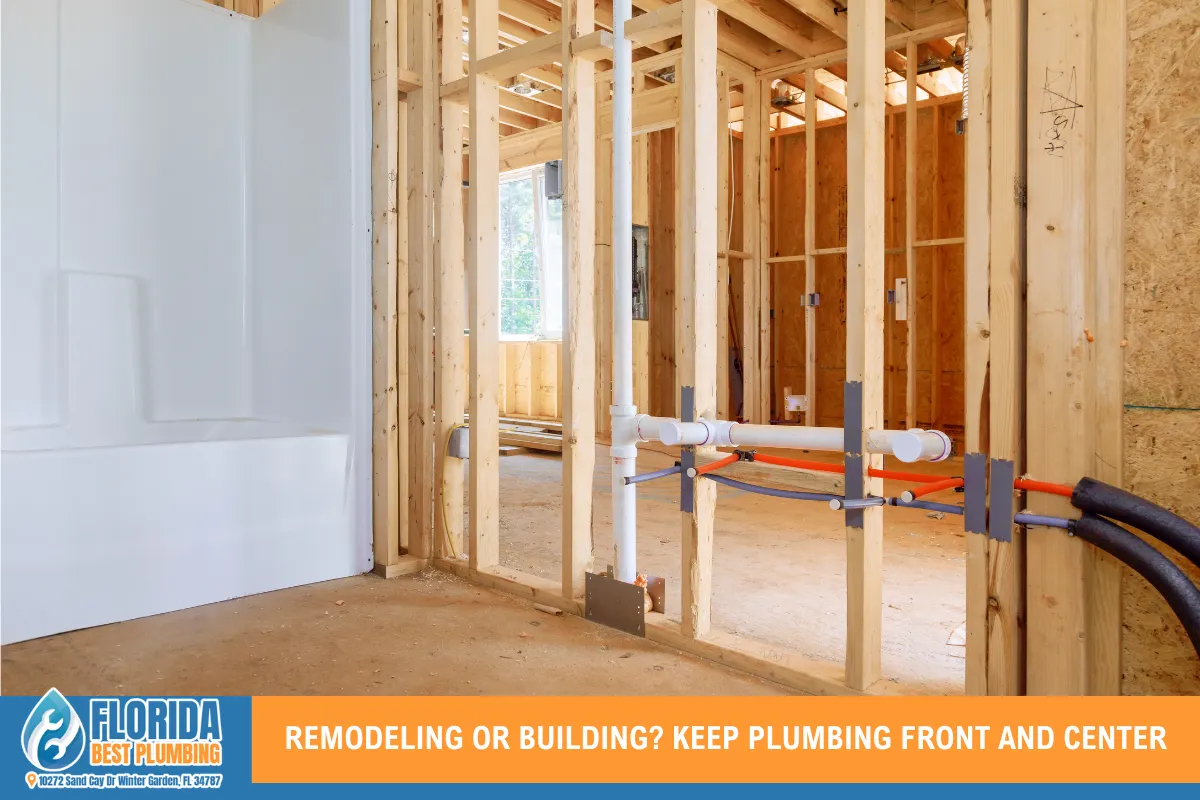 Remodeling or Building? Keep Plumbing Front and Center