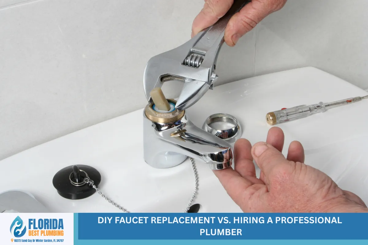 DIY Faucet Replacement vs. Hiring a Professional Plumber