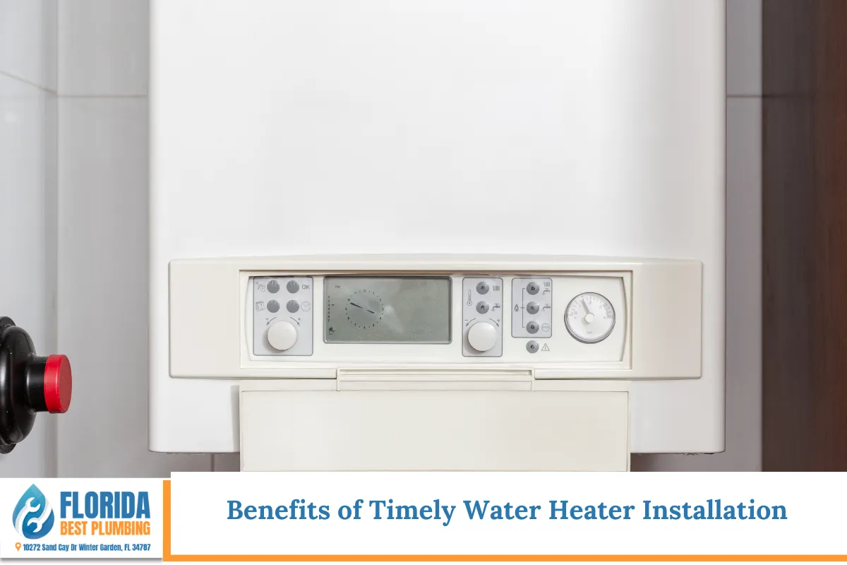Benefits of Timely Water Heater Installation