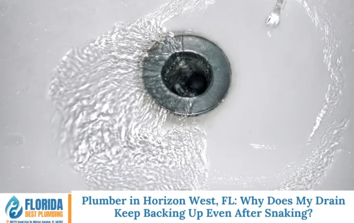 Plumber in Horizon West, FL Why Does My Drain Keep Backing Up Even After Snaking