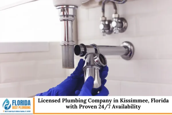 Licensed Plumbing Company in Kissimmee, Florida with Proven 247 Availability